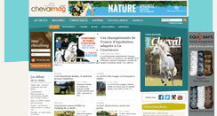 Desktop Screenshot of chevalmag.com